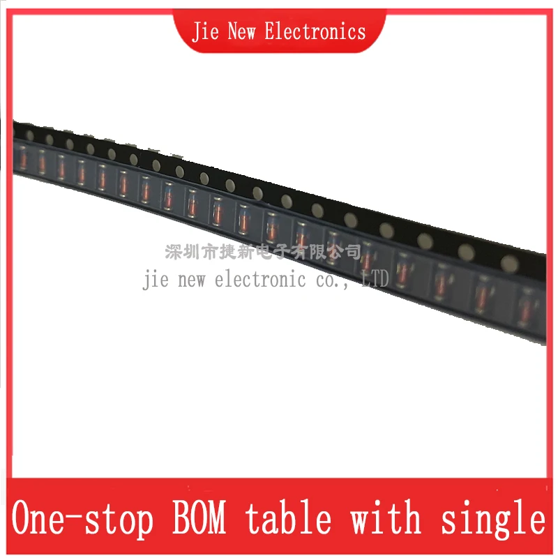 100PCS 1W Diodo Zener ZM4728A- ZM4756A ZM4732 ZM4733A ZM4740A ZM4742A ZM4744A ZM4746A ZM4747A ZM4751A ZM4753A ZM4755A LL-41