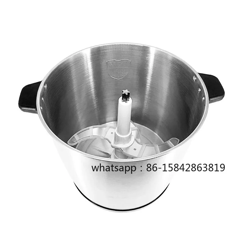 new12L Metal Fufu Machine Household Kitchen Food Mixer Vegetable Foufou Fruit Blender Mixing Tool EU UK Plug Large Capacity