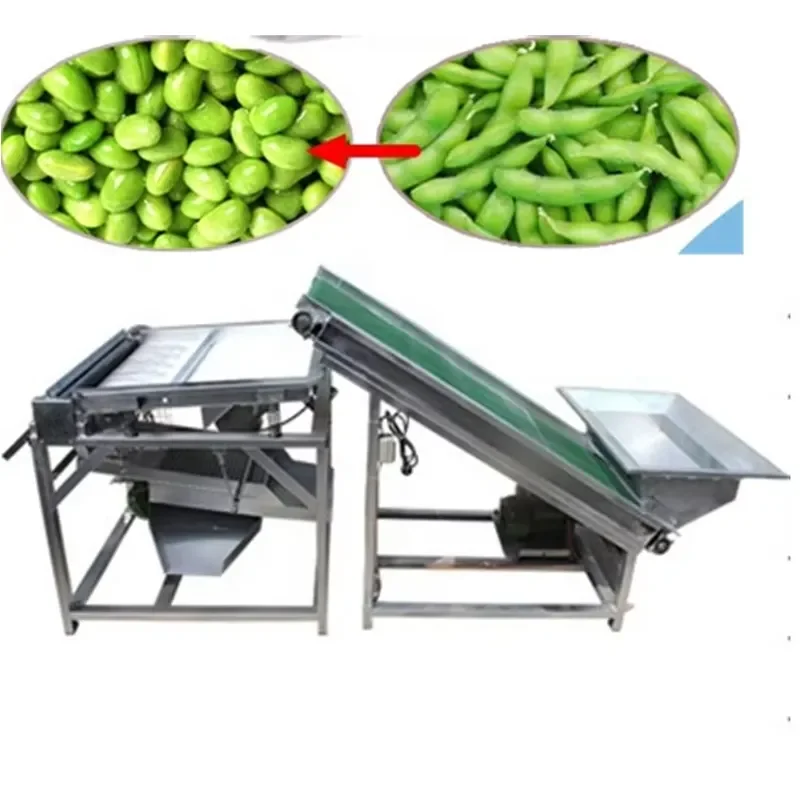 Good Price Mung Bean Pea Peeler Edamame Sheller Pigeon Pea Sheller for Kitchen Vegetable Processing Tool Manual Grain Huller