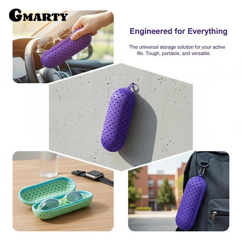 EVA Swimming Goggles Storage Box Glasses Bag Soft Glasses Box Breathable Sunglasses Bag Reading Eyewear Case Students