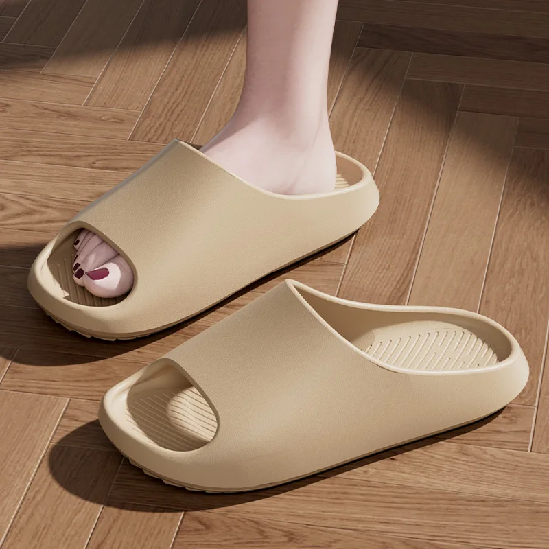 

Bathroom slippers for women, new summer style, indoor home use, thick-soled, waterproof, couple style, EVA sandals for men