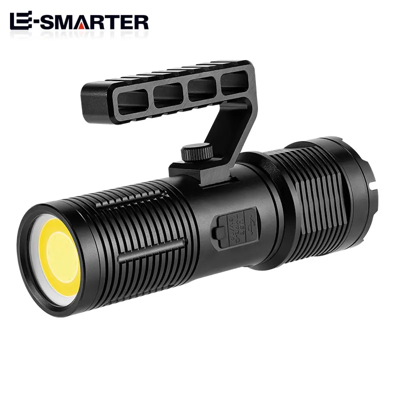 16 Core LED Portable Lanterns Telescopic Zoomable Flashlight High Power Tactical Hunting Torch Emergency Spotlight 18650 Battery