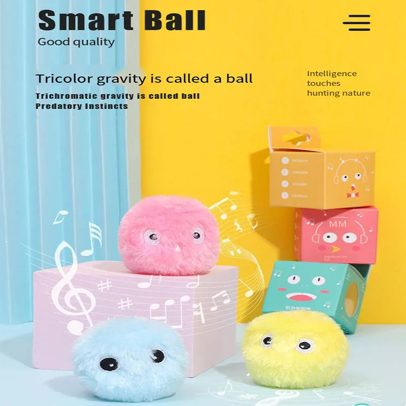 New Pet Called The Ball The Vocal Hi-hi Cat Toy Ball The Cat Tease Stick The Catnip Gravity Barking Ball Cat Toys Interactive