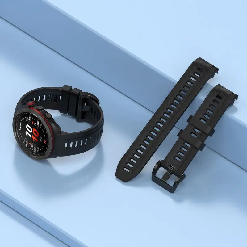 สายซิลิโคน20 22มม. สำหรับ S70 Garmin approach ขนาด42มม. 47มม. สายสมาร์ทวอท์ชสายรัดข้อมือแบบนิ่มสำหรับเล่นกีฬา ApproachS70