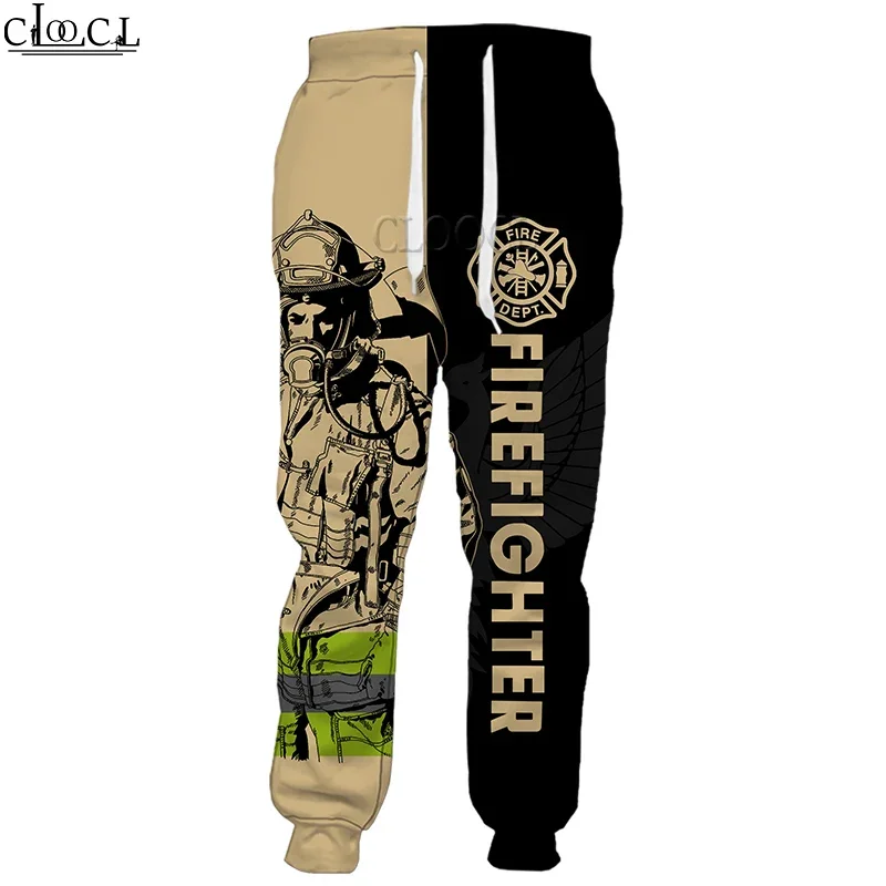 CLOOCL Firefighter 3D Print Men Women Autumn Harajuku Pants Casual Unisex Sweatpants Trousers Drop Shipping