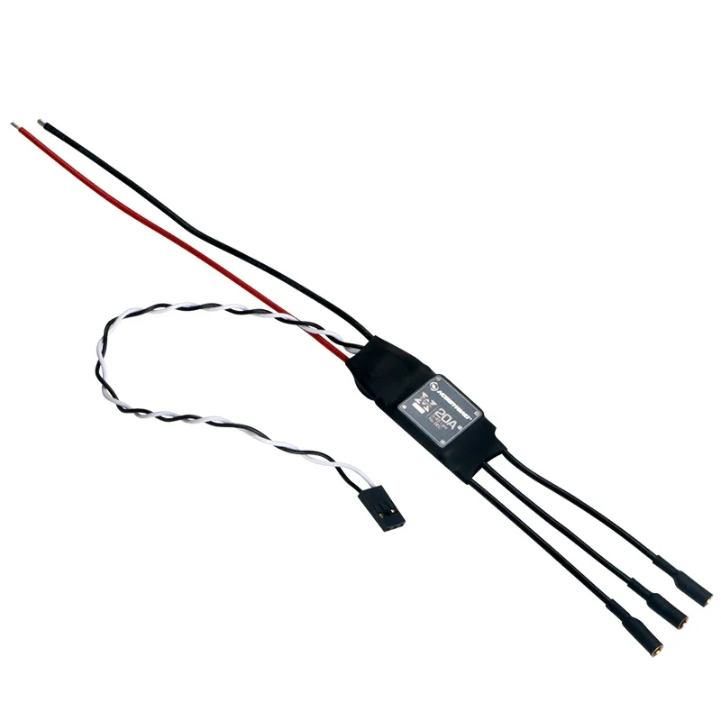 HobbyOO- XRotor APAC Brushless ESC 2-6S pour Believer UAV RC, Quadcopter HGouopter, 20A, 1960mm, 550-650