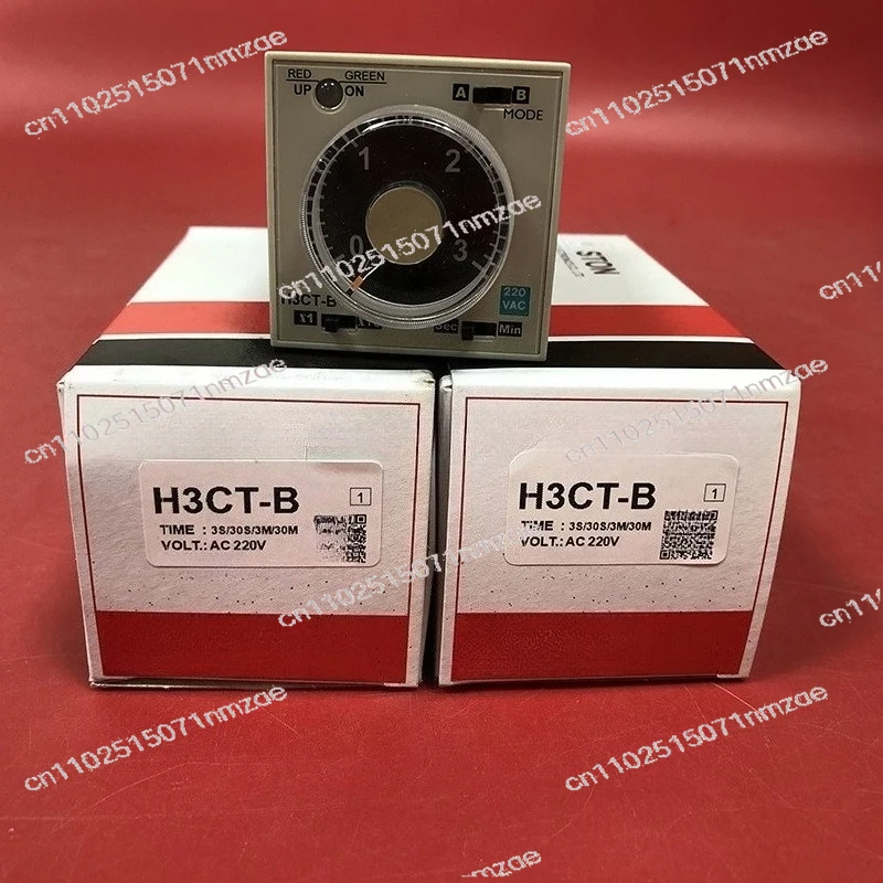 H3CT-B Timer Relay AC220V, Industrial Time Delay Relay with Multi-Range Timer for Electrical Control Systems