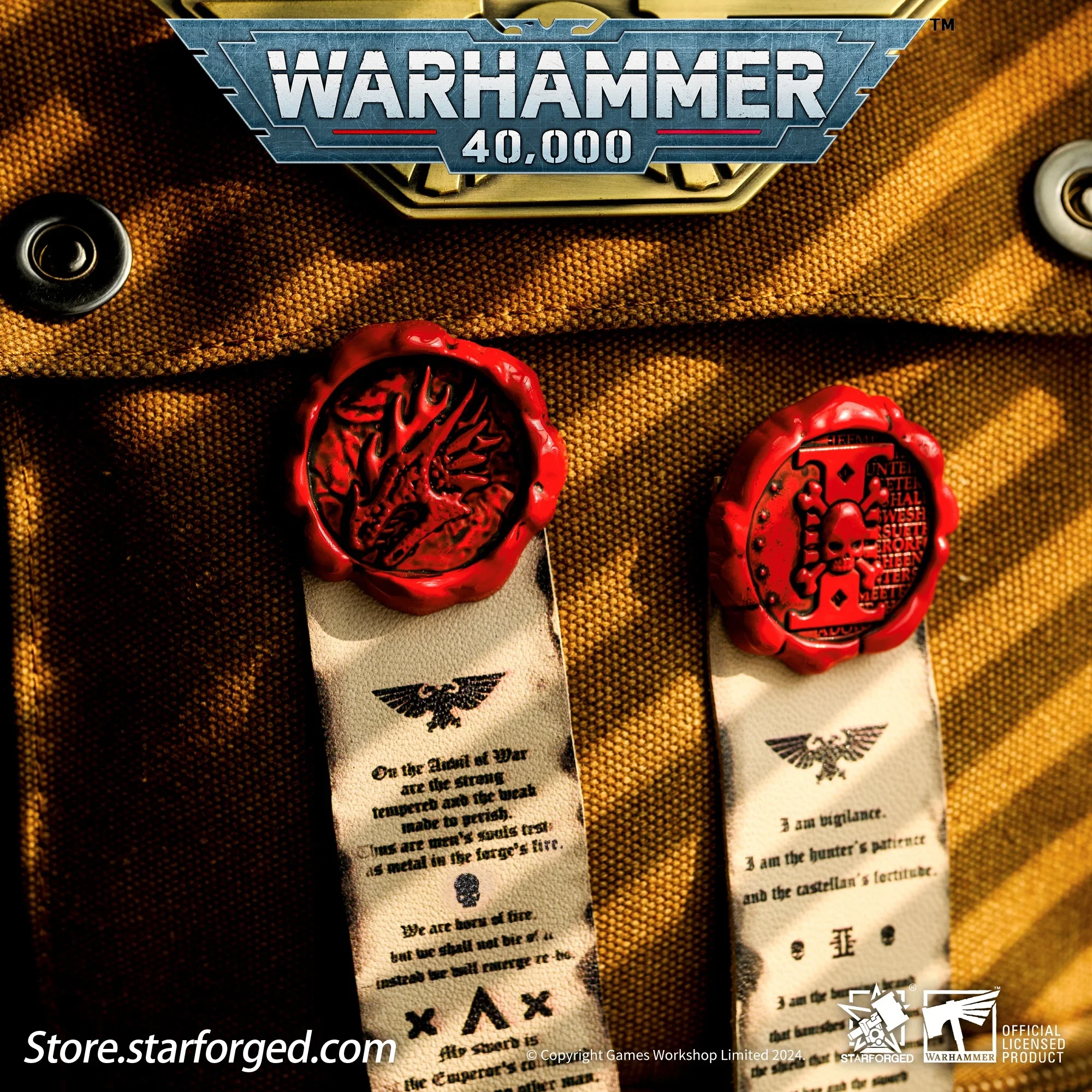 Starforged Warhammer 40K Purity SealsSalamanders & Deathwatch White Scars, набор 2024 года