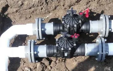 90-Pipe 3-inch saline-alkali land improvement automatic flushing irrigation drip irrigation intelligent control use case