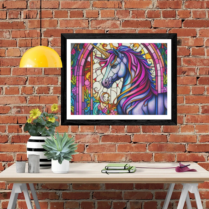 5D Color Single Angle Full Diamond Embroidery Animal Square Round Diamond Painting Planet Unicorn Mosaic Furniture Decoration