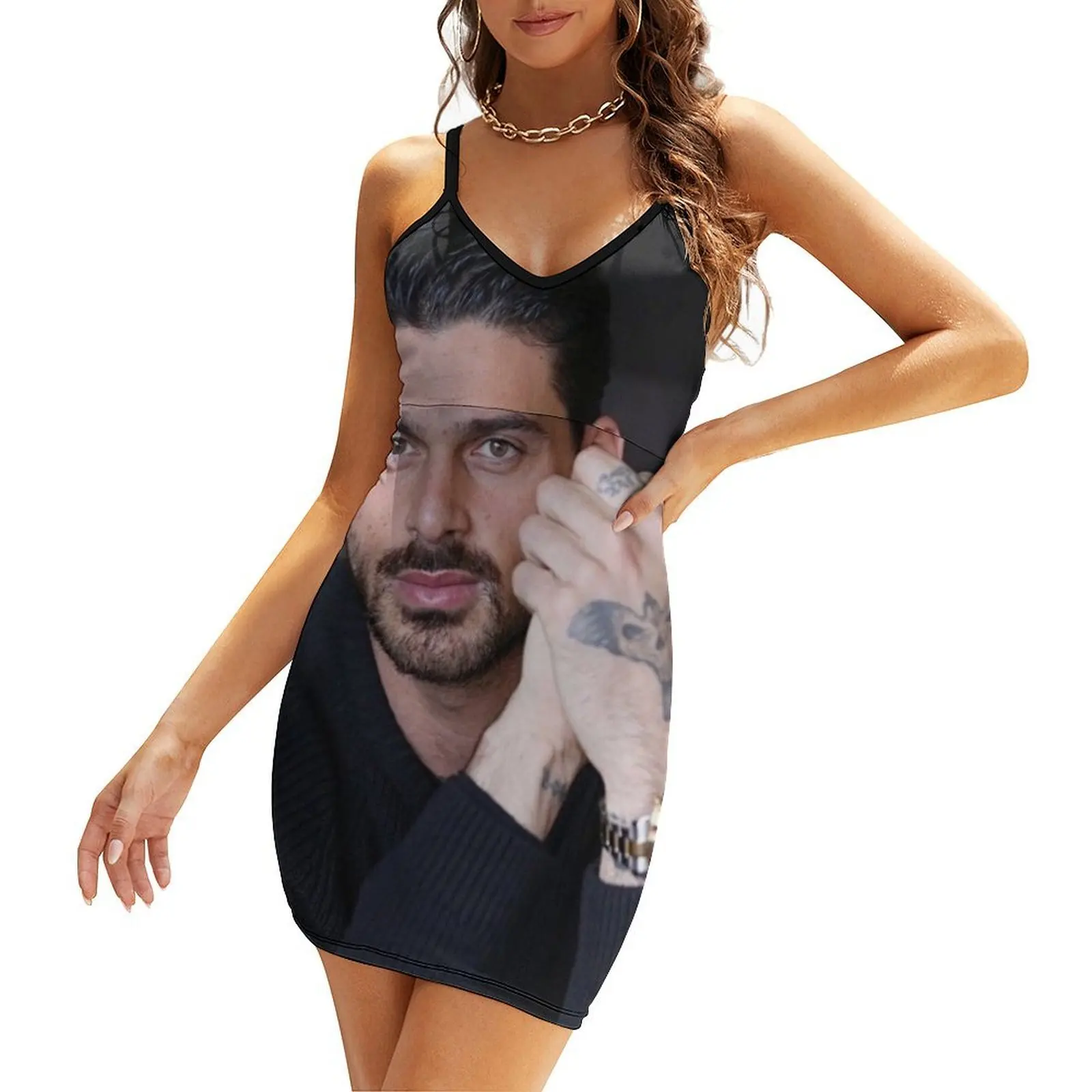 

michele morrone Sling Dress african dresses for woman summer dress womens 2025 dresses for woman women's elegant loose dresses