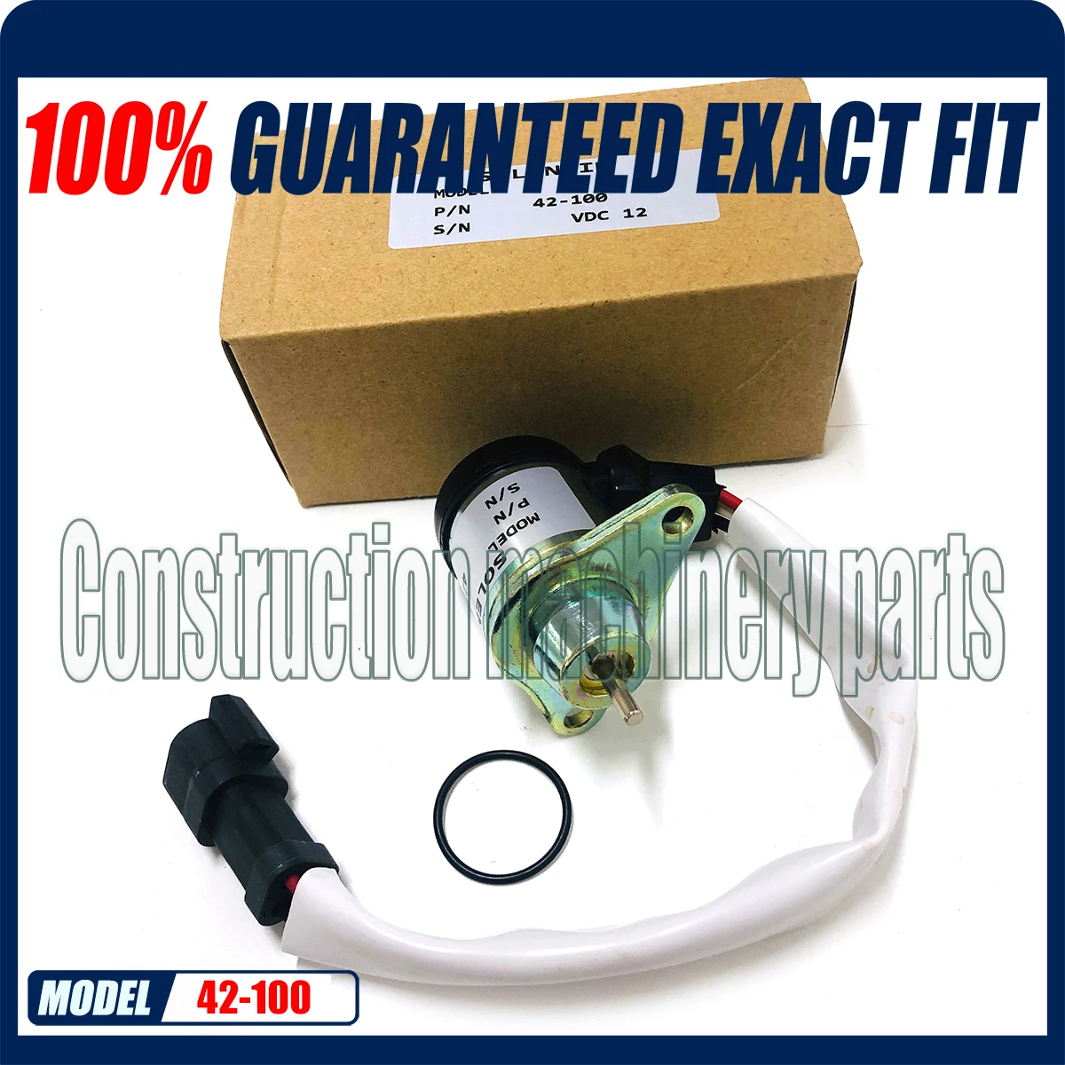 42-100 12V Fuel Stop Solenoid Valve 42100 42 100 41-9100 42-0100 For Thermo King