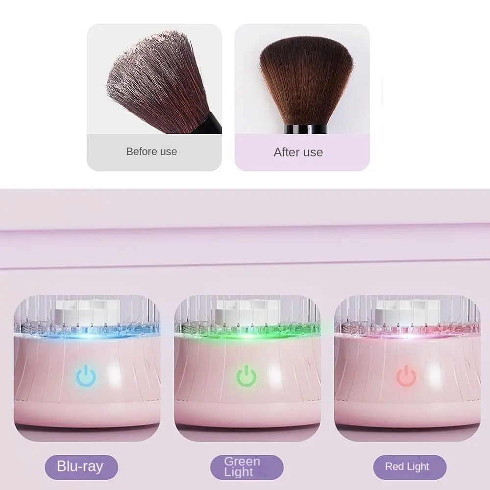 Rechargeable Electric Makeup Brush Cleaner Convenient Quick-dry Cosmetic Brush Cleaner Machine Automatic Rotary