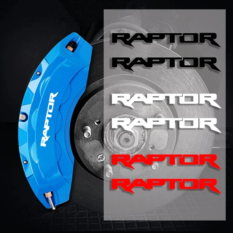 3 Sizes Car Caliper Cover Decals Strap Film for Raptor f150 F-150 F250 F350 RANGER 2023 2022 2021 2020 2019 2018 2017