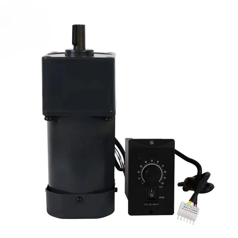 90W adjustable speed AC and DC gear reducer machinery logistics printing industry special type geared motor