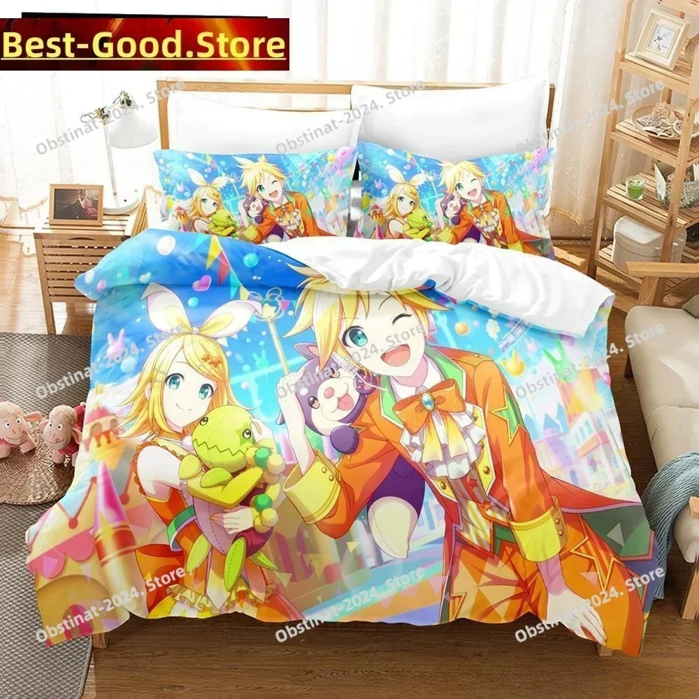 New Wonderlands x Showtime Bedding Set Printed single Comforter Quilt Bed Cover Duvet Cover Pillow Case 3 Pieces Kids Adult Size