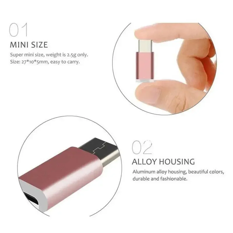 جديد USB نوع C 3.1 كابل Usb-C مهايئ شاحن إلى مايكرو Usb محول ل Oneplus 3t One Plus 2/Ne Usb محول ملحقات الهاتف #5