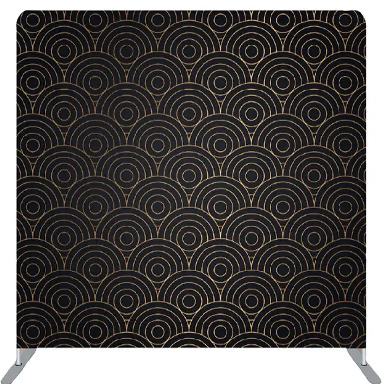 

Lightweight Aluminum Frame Quick-Change Display Stand Fast Graphic Replacement Double Sided Tension Fabric Backdrop