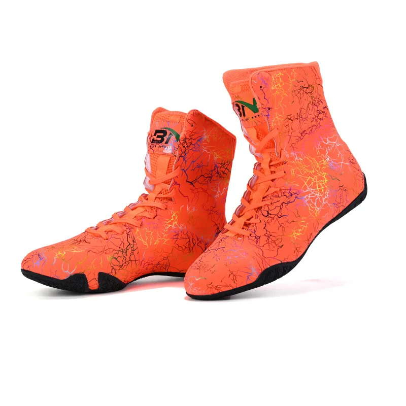 2025 Men's Sports Professional Fitness Wrestling Shoes Boxing Boots Classic Training Outdoor Sneakers Boxing Sneakers