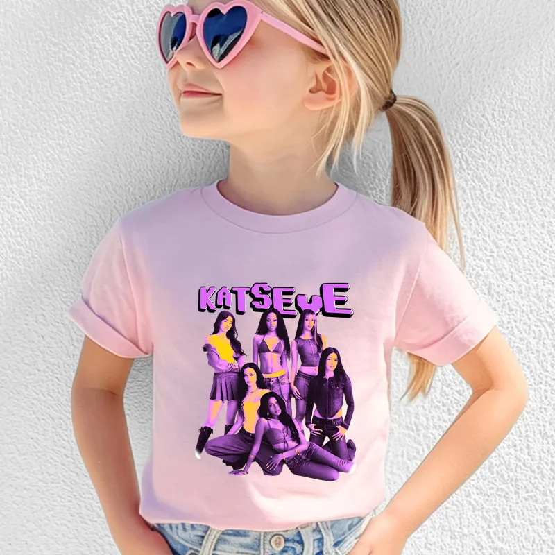 Pure Cotton Children's T-shirt, 2026 New Fashion Clothes for Summer Daily Life, Loose Casual T-shirt Multiple Pattern Printed