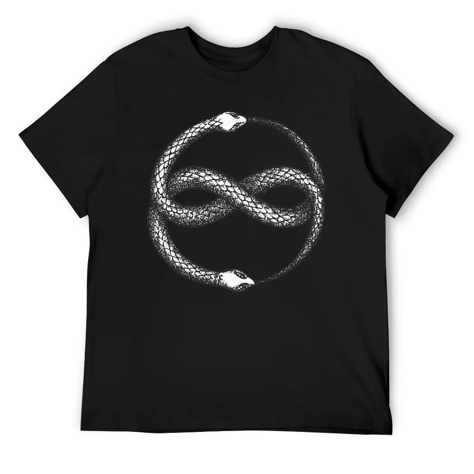 Homunculus เสื้อยืดคู่ Ouroboros คอกลมขยับอารมณ์ขันเสื้อยืดกราฟิกสร้างสรรค์ฟิตเนสขนาดสหรัฐอเมริกา