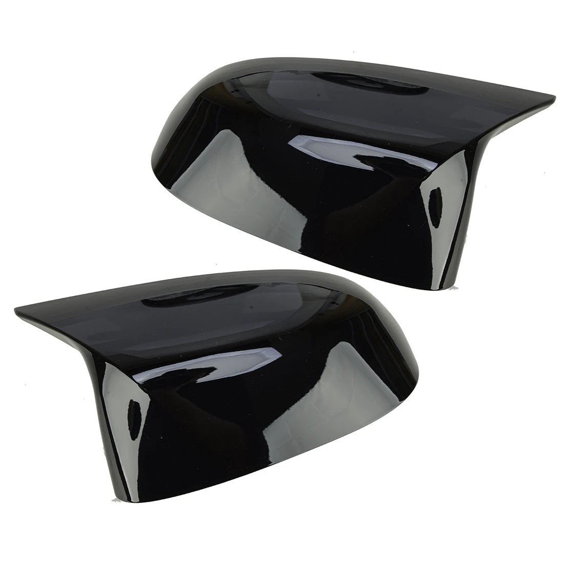 1 Pair Glossy Black M Style Side Mirror Cover Cap ABS 51162446964 Fit for BMW X3 X4 X5 X6 X7 G01 G02 G05 G06 G07 2020 2021 2022