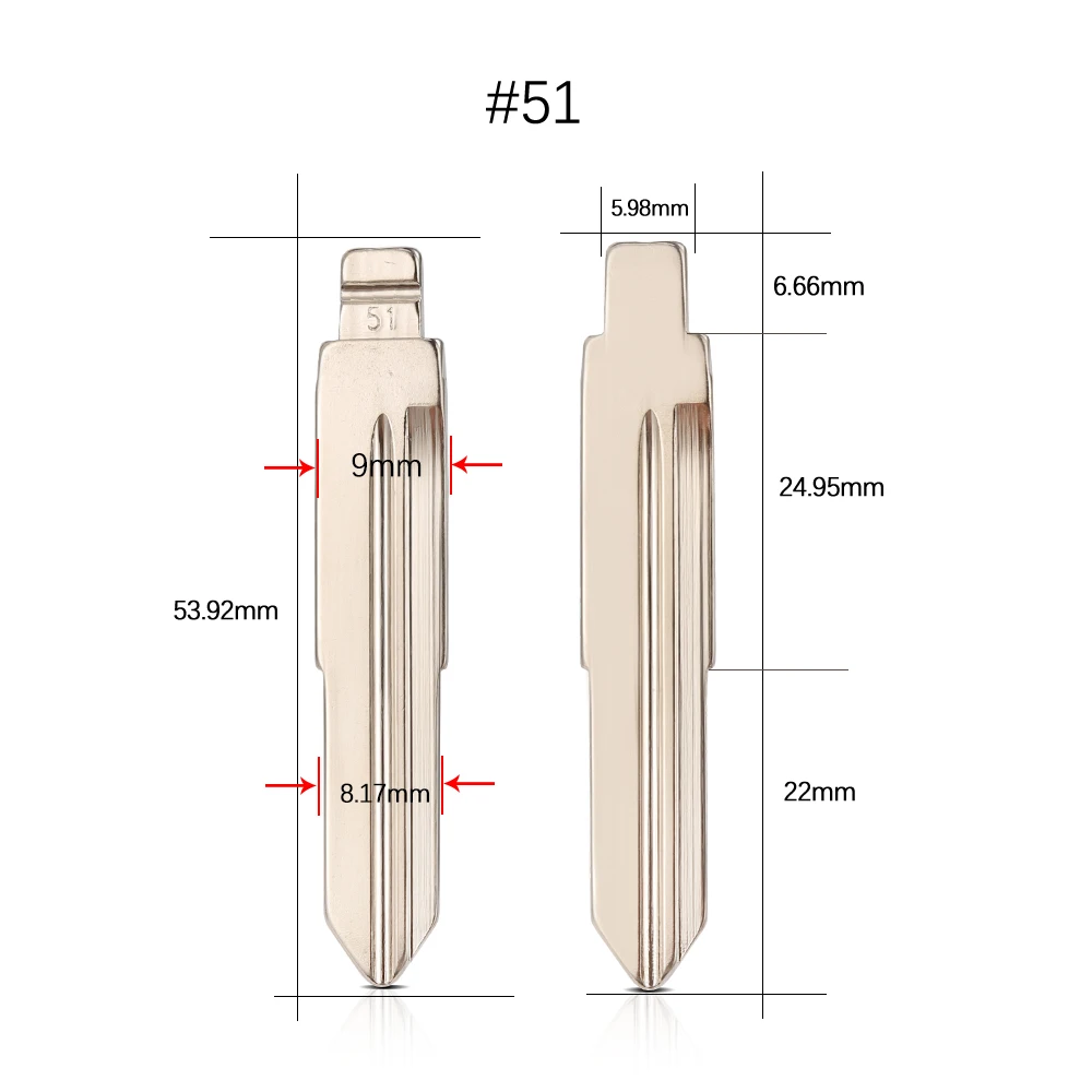 10 шт. автомобильный флип KD ключ лезвие для Chery A1 A3 A5 E5 Fulwin2 элегантный Tiggo Cowin QQ3 QQ6 A21 M11 #43 44 51 55 59 63 78 84 154 лезвие