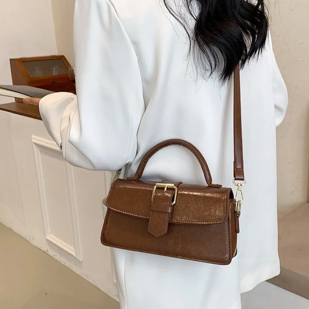 

Повседневная сумка, корейская сумка через плечо из искусственной кожи, квадратная однотонная корейская сумка подмышки, универсальная женская сумка на плечо большой вместимости, дорожная сумка