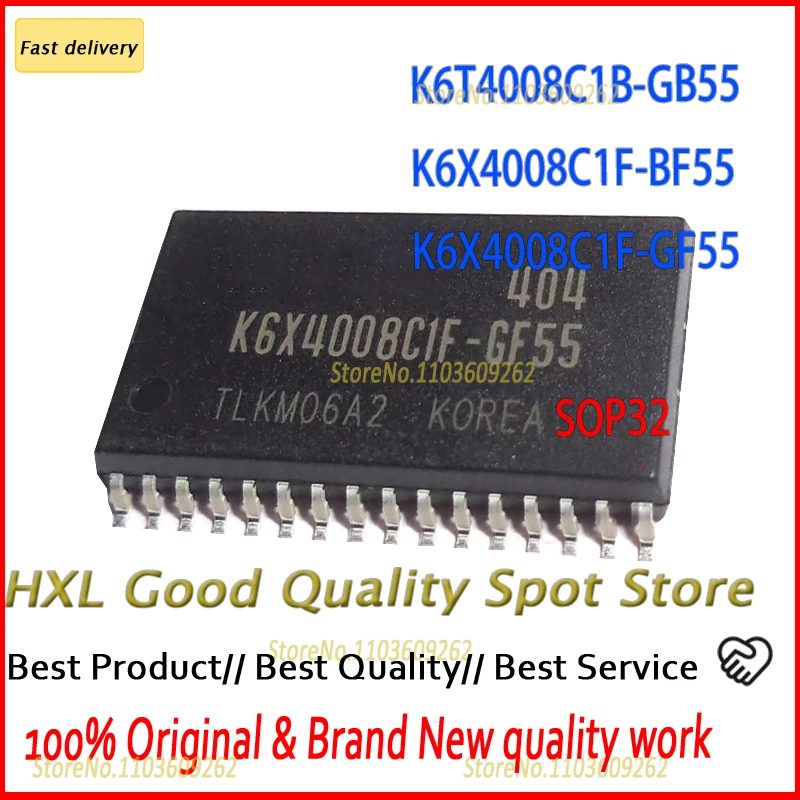 10PCS K6T4008C1B-GB55 K6T4008C1B-GB70 K6T4008C1B-VB70 SOP32  K6X4008C1F-BF55 K6X4008CIF-BF55 K6X4008C1F-GF55 K6X4008C1F K6X4008