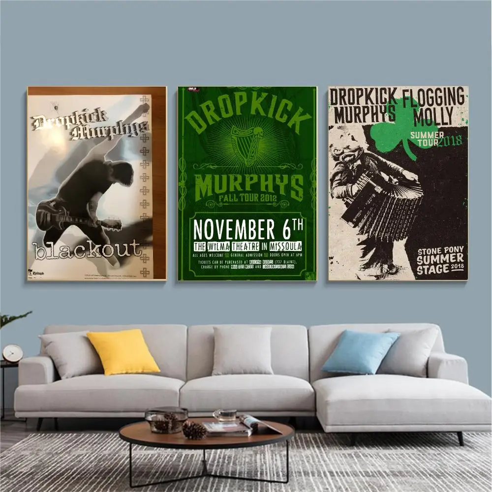 band D-Dropkick Murphys-S Painting Calligraphy Nature Inspired Artwork for Living Room  Home Decoration