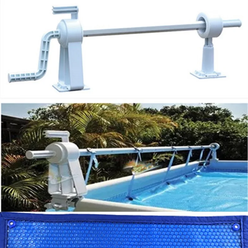 for Swimming Pool Insulation Film Reel Retractable Cover Roller Rack  Farm Lake