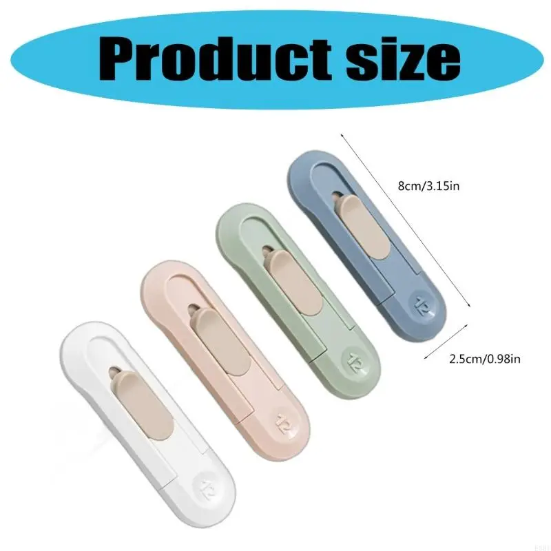 E8Be Simple Box Cutter PRÁCTICO APRITARIOS UTILITY Cutter Cutter Cutter Packer Ofper Office Home School School