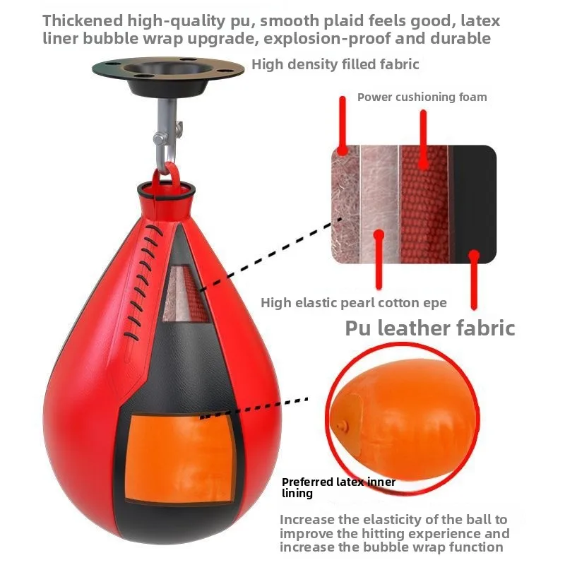 Speed Ball Hanging Boxing Ball Speed Sandbag, Inflatable Ball Boxing Target