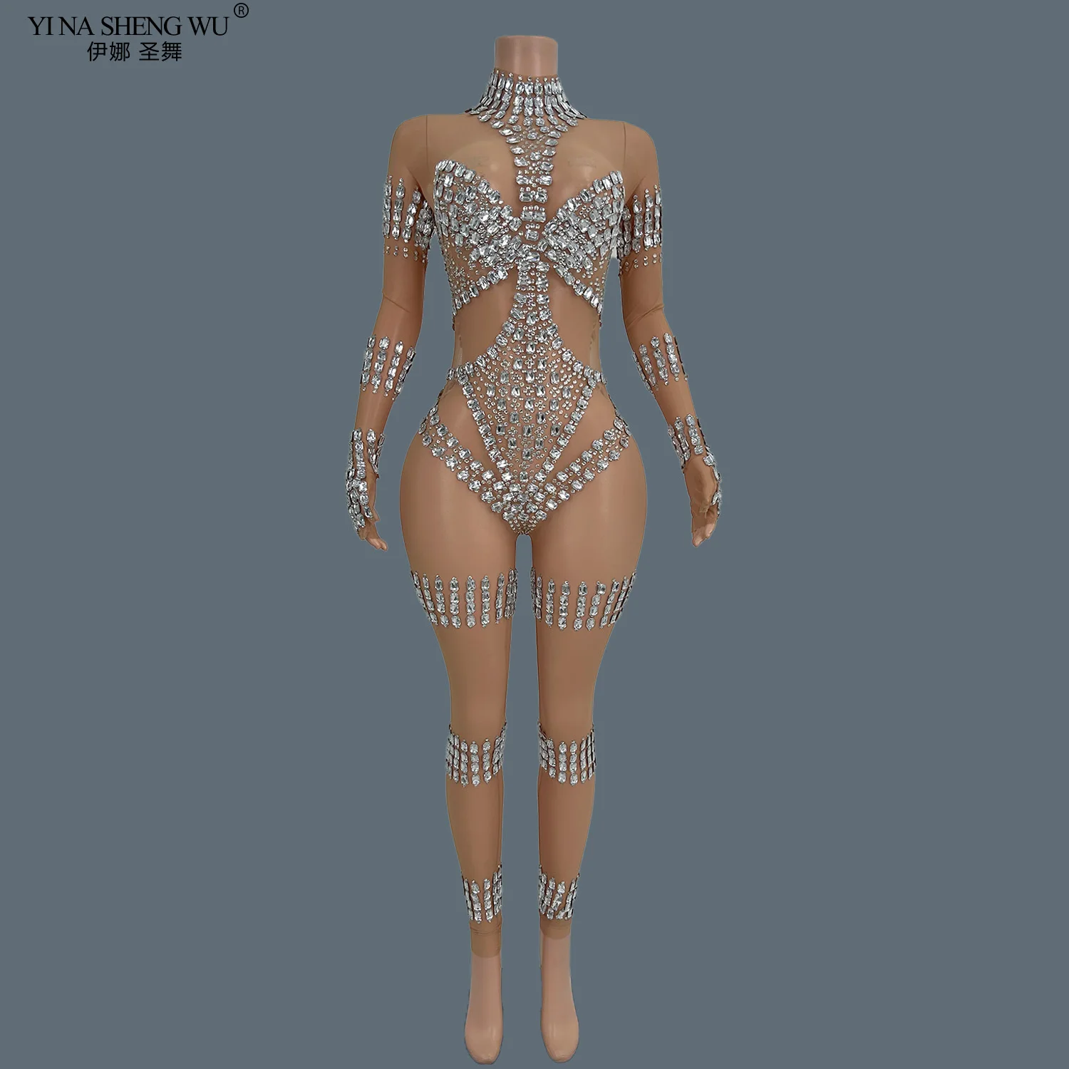 dunpai-–-combishort-transparent-sexy-pour-femmes-cristaux-scintillants-strass-maille-extensible-costume-de-danse-tenue-de-scene-pour-spectacle