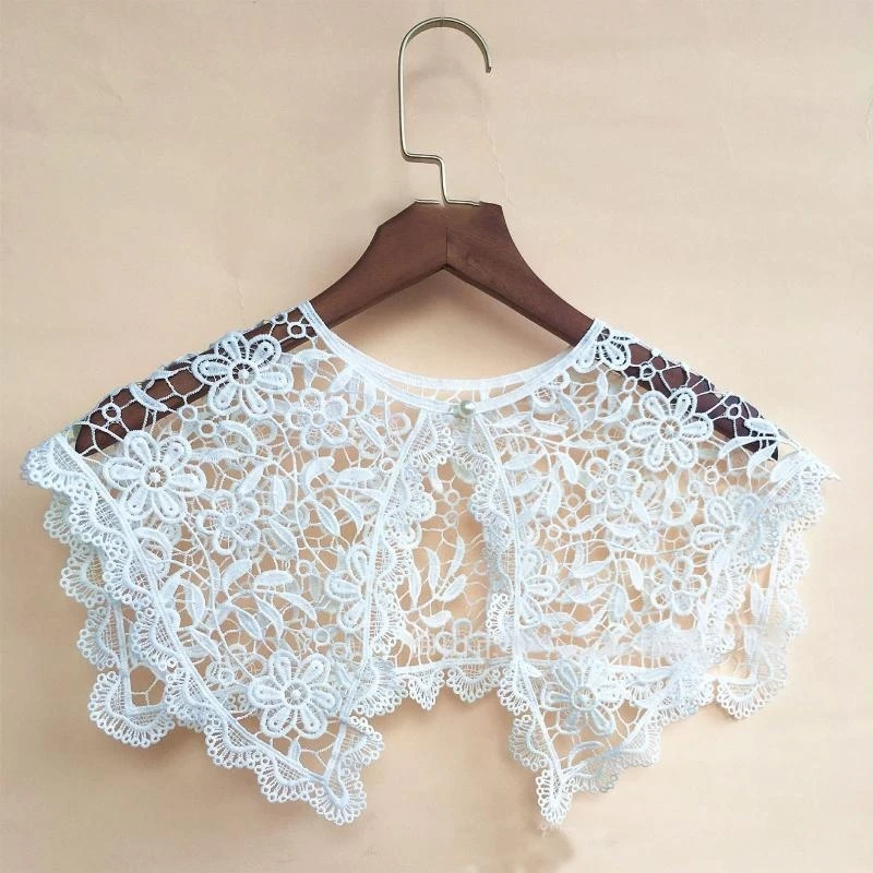 False Collar Lace Hollow Out Detachable Embroidery Lace Decorative Neckline