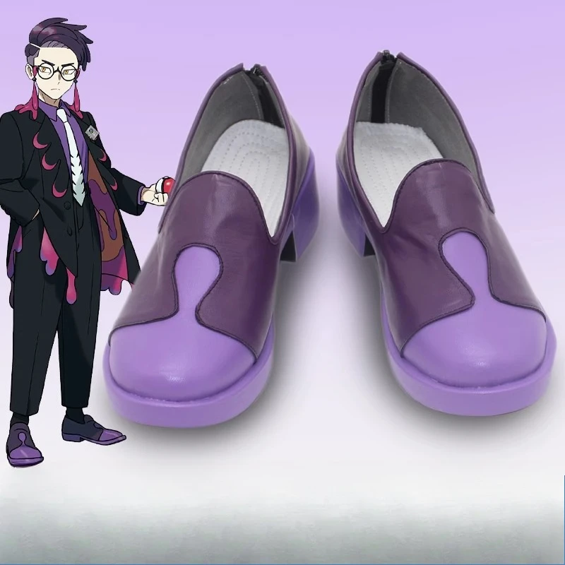 Corbeau Cosplay Shoes Anime Accessories Cosplay Props PU Leather Shoes Halloween Carnival Boot Custom Made