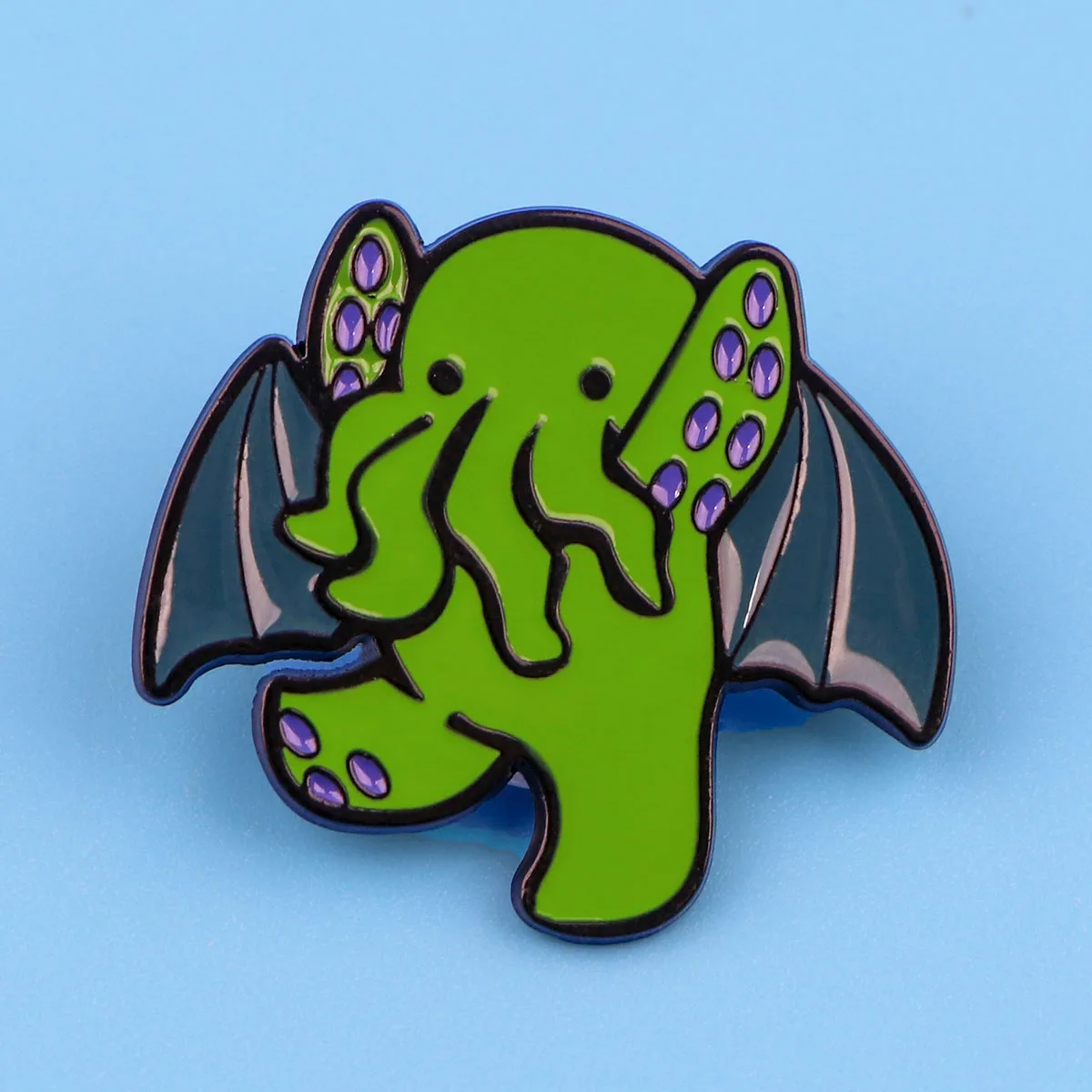 Green Monster Cthulhu Enamel Pins Brooches For Children Clothing Backpack Iron Lapel Badges Fashion Jewelry Accessories Gifts