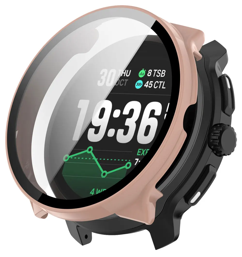 PC-Schutzhülle + gehärteter Film für Suunto Race / Race2 / Race S Anti-Drop Hard Bumper Shell Smartwatch Cover – Detail 14