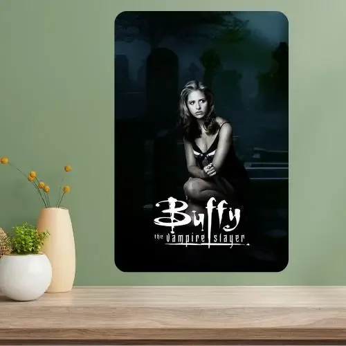 Buffy the Vampire Classic TV Show Metal Poster Sign