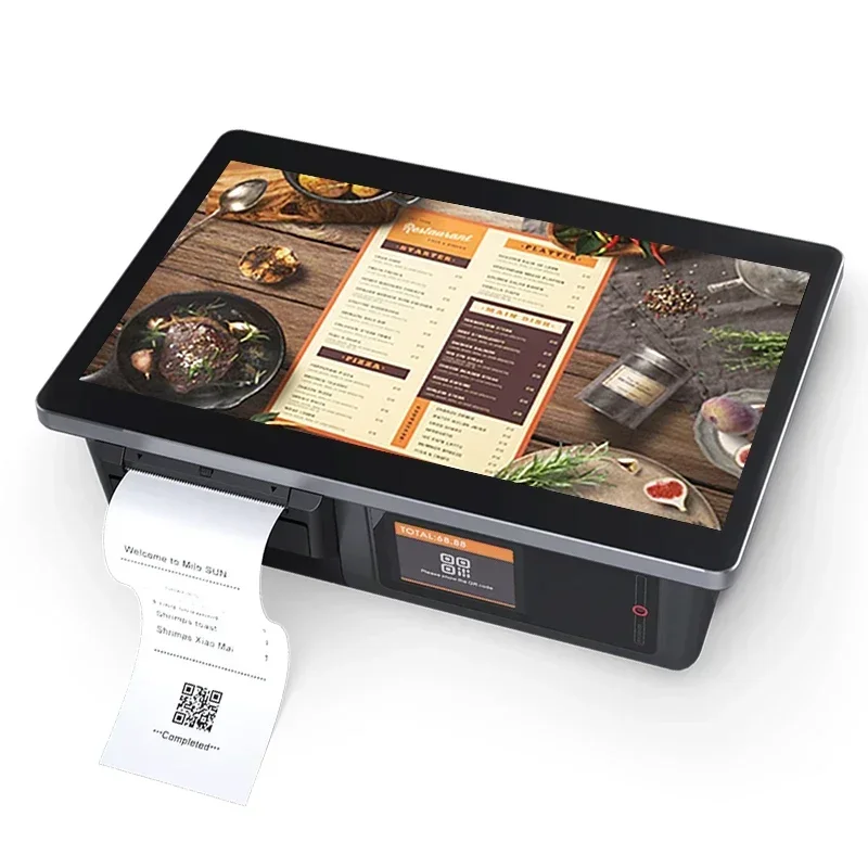 Imin 10.1 Touch Screen POS Terminal Android With Printer Barcode Scanner Cheap Price High-quality Desktop Cash Register