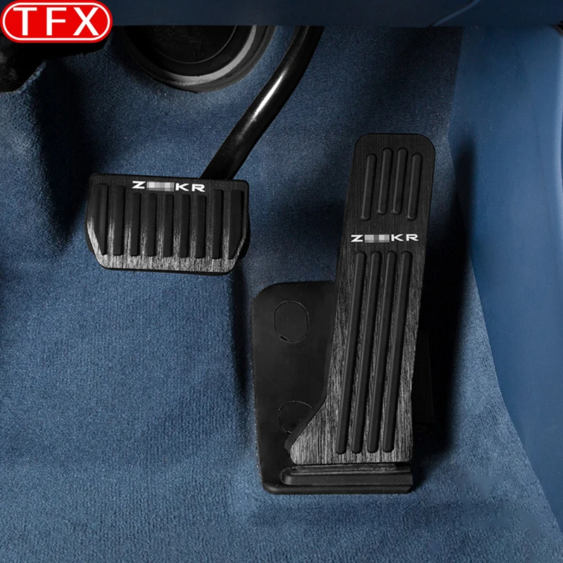 For Zeekr 009 2024 2023 2022 Car Styling Interior Gas Brake Panel Cover Sticker Aluminium Alloy Auto Modification Accessories