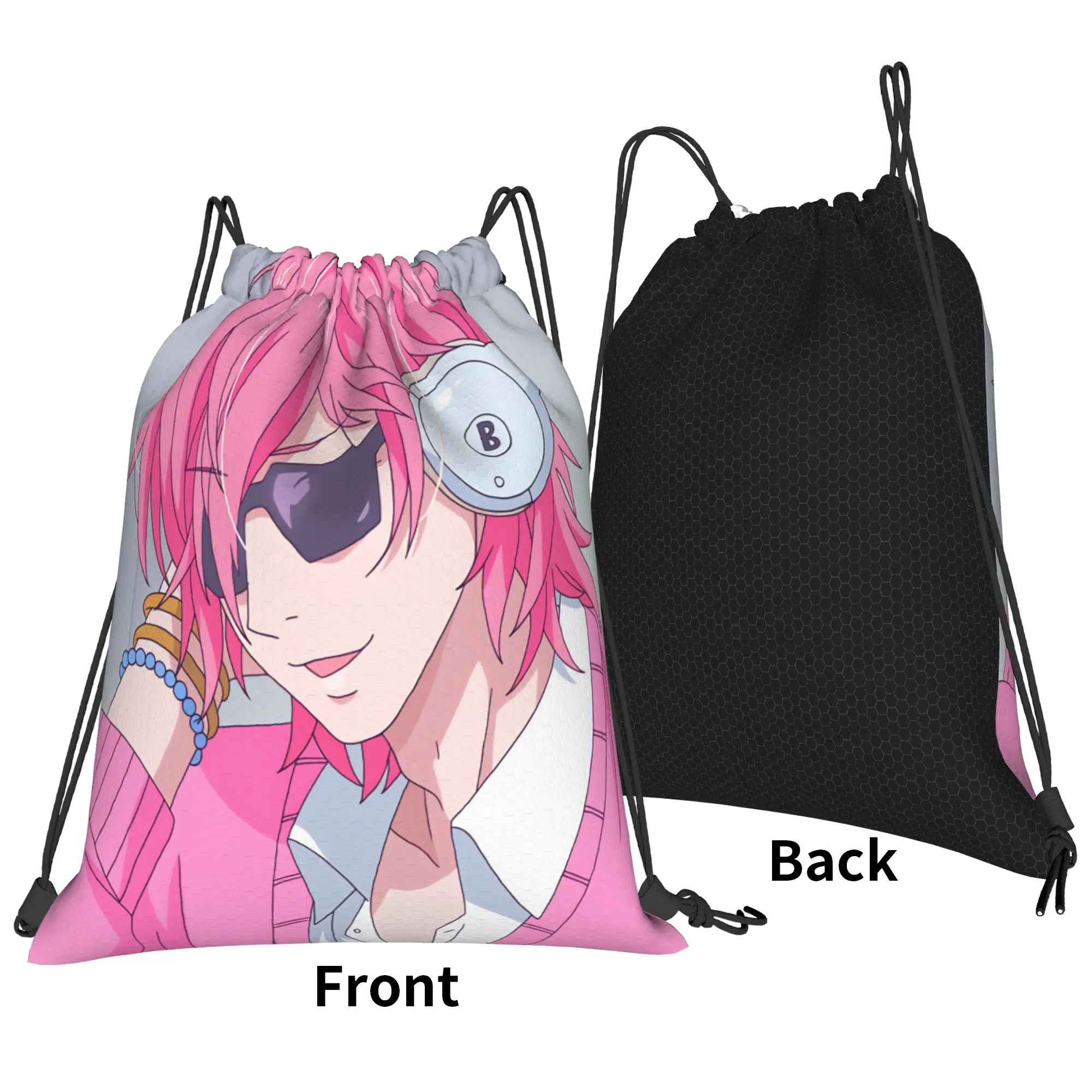 Yarichin B Club Yuri Drawstring Bag  YSK Fashion Travel Backpack For Couple Foldable Sackpack String Bags