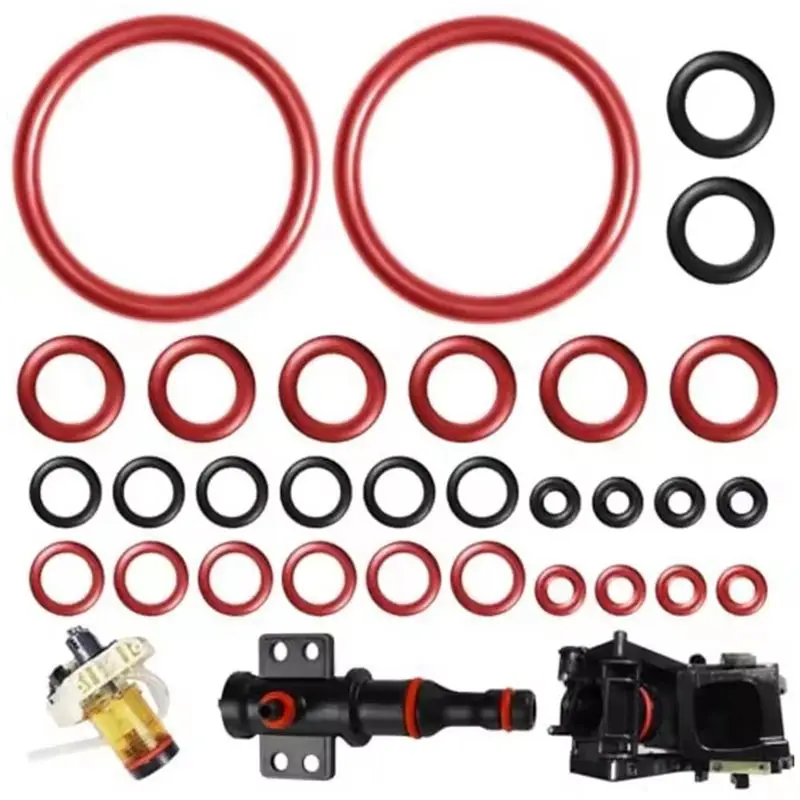 【NOVO! N92R】 Kit de Manutenção de O-Rings de Vedação (40 Peças) para Válvulas de Suporte, Válvulas de Vapor e Válvulas de Saída, Compatível com SAECO