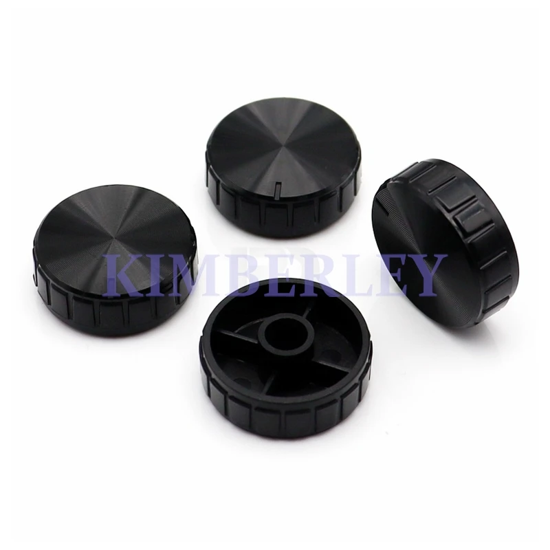 5PCS 24.5×9 Plastic Striped Knob Cap Potentiometer Encoder Cap Power Amplifier Volume Knob Cap Plum Shaft 6MM