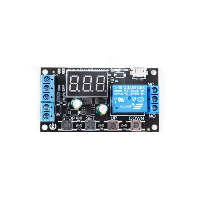 ZK-TD2 delay relay module 5-30V multi-trigger, multi-function, multi-mode trigger cycle timing module