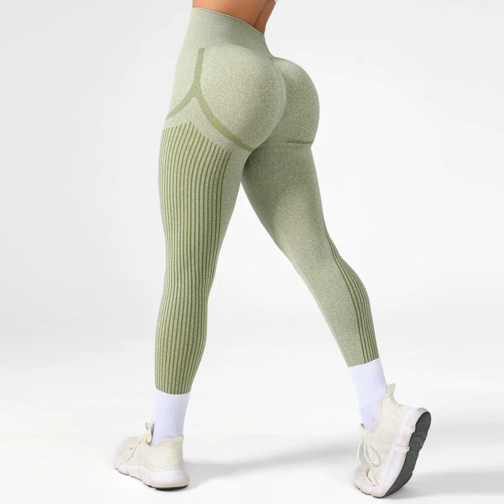 Neue 2025, Damen-Gymnastik-Leggings, Linie, Po-Lifting, sportliches Training, Scrunch-Leggins, Training, Yoga-Hose, Sport-Fitness-Strumpfhose