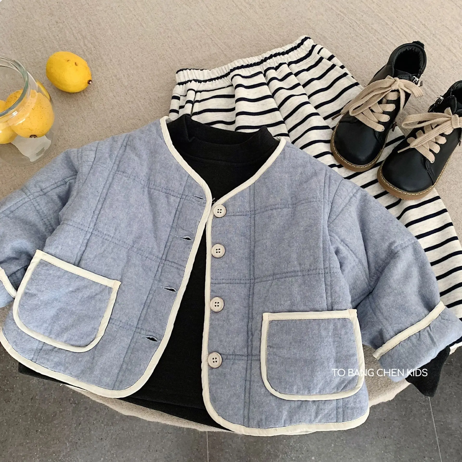 

UNITIM 1-8T Children Boy Jacket 2025 Winter Solid Color Kids Baby Boys Outerwear Top Korean Loose Thick Warm Teenager Boy Coat