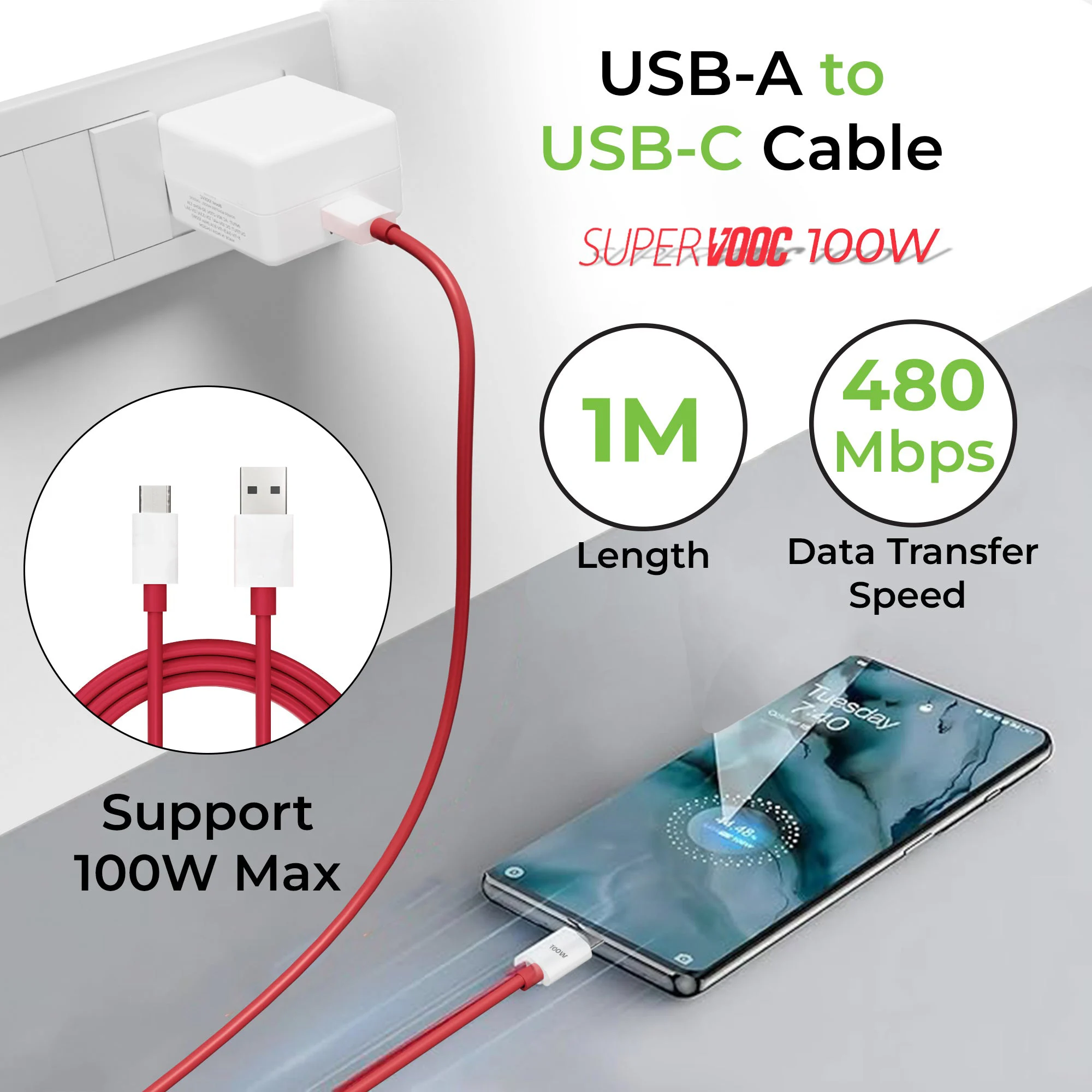 Original Oneplus 150w 100w Charger Cable 80w 65w Supervooc Usb C Charging Wire Cord One Plus 13 13R 12 11 Nord 4 CE4 5 For OPPO