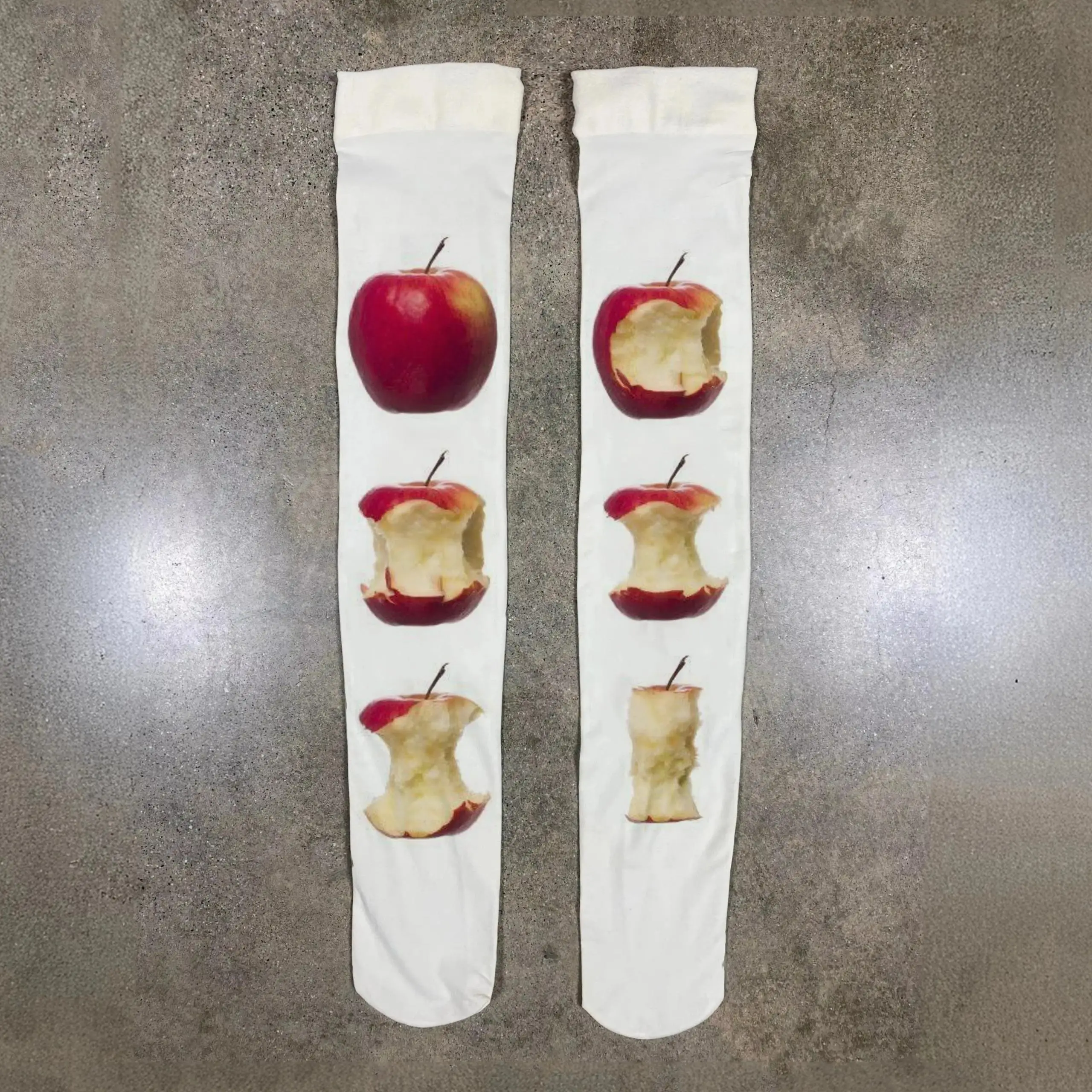 Y2K JK Cosplay Cute Stockings Chic Streetwear Y2k Style Vintage Harajuku White Punk Letter Print Long Women Socks Fetish Emo Gir