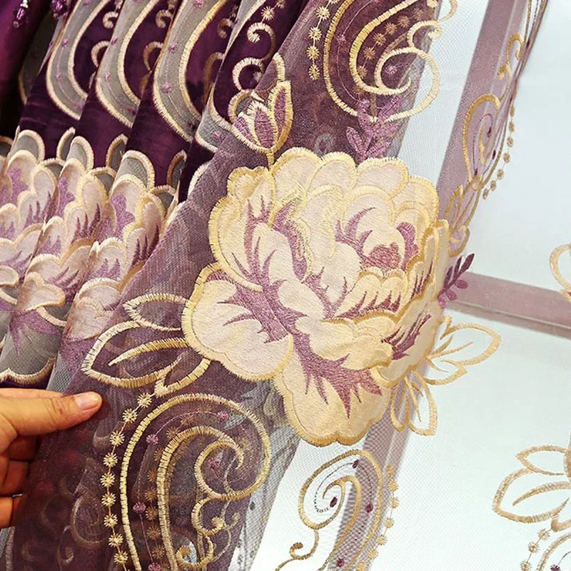 النمط الأوروبي بسيط الحديثة قصر أنيقة نافذة الستائر لغرفة المعيشة غرفة الطعام غرفة نوم فيلا دراسة المنزل فندق شقة #5